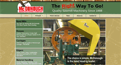Desktop Screenshot of mcdonough-mfg.com